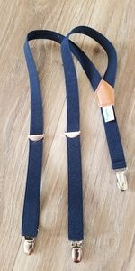 urban Sunday navy blue boys suspenders sz 2T-5T